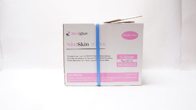 Medgluv MG502XS Powder-Free Nitrie Examination Gloves X-Small - Box of 9